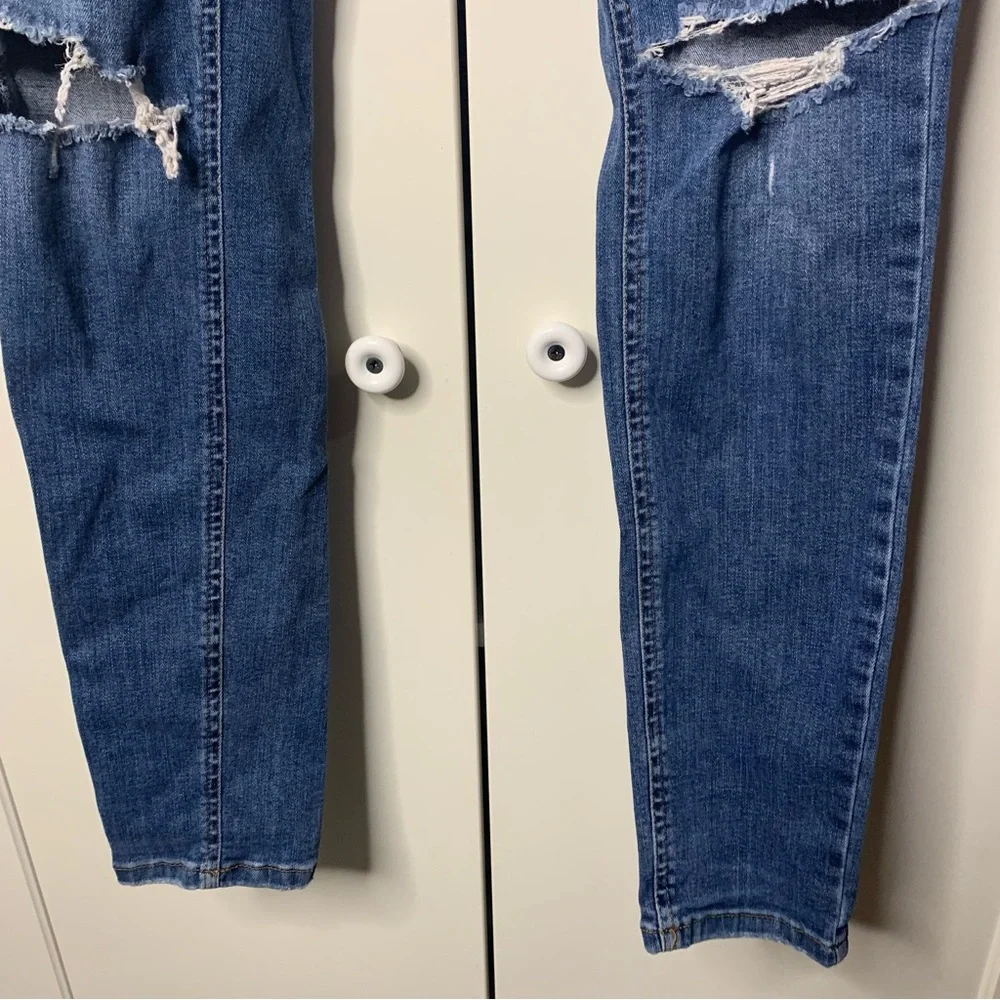 Topshop Moto Jamie Distressed Skinny Jeans